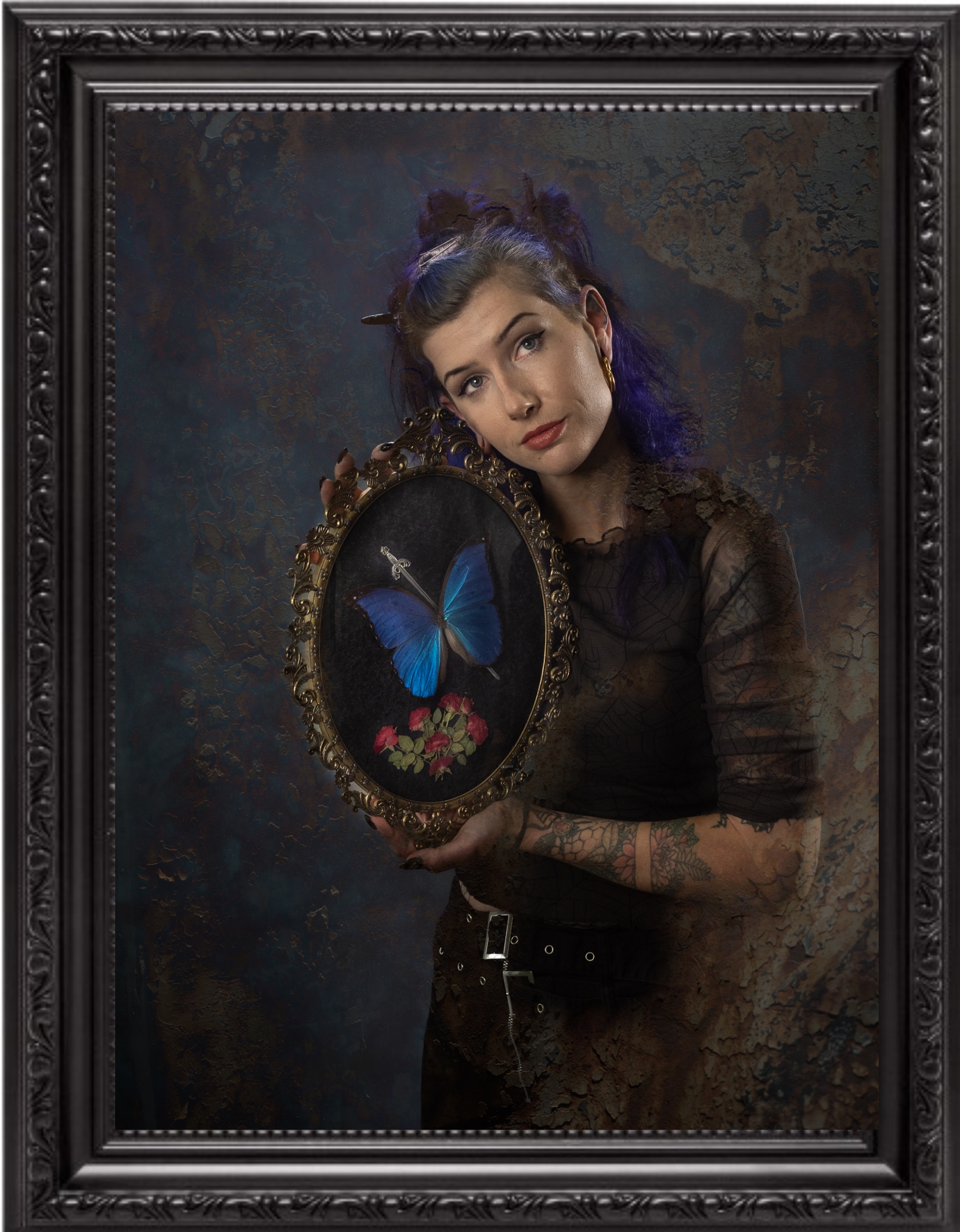 Ornate framed print